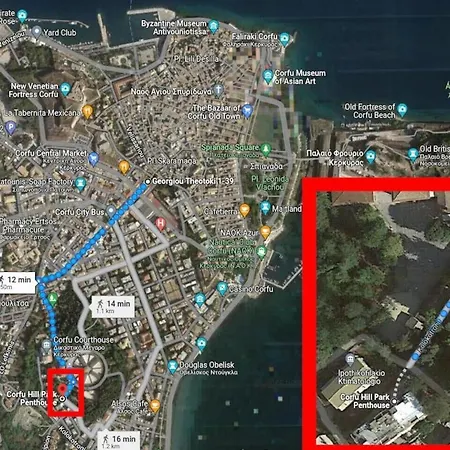 Corfu Penthouse Park Apartment